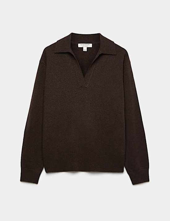 Pure Cashmere Relaxed Fit Knitted Top