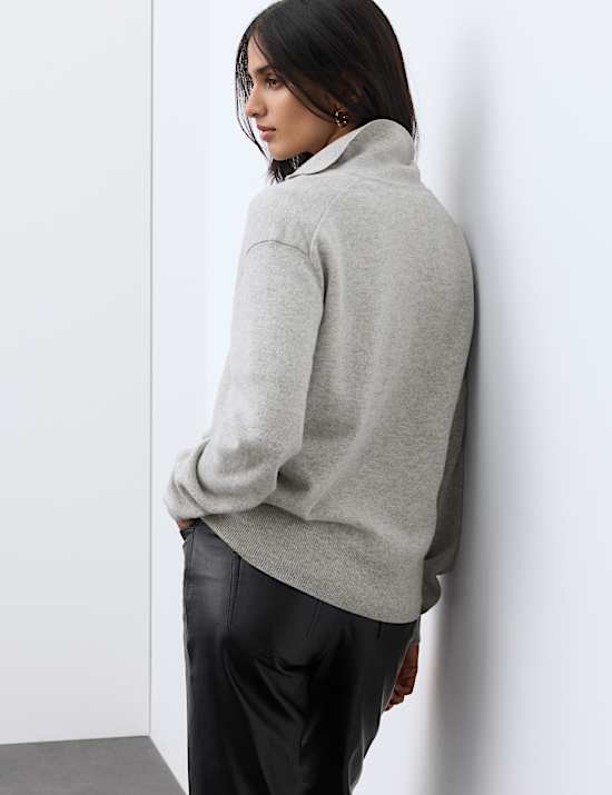 Pure Cashmere Relaxed Fit Knitted Top