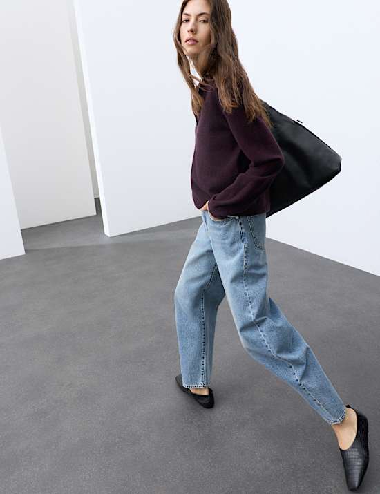 Pure Cashmere Relaxed Fit Knitted Top