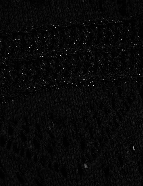 Cotton Rich Slim Textured Cropped Waistcoat