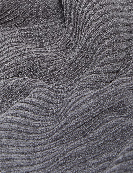 Jumper Chenille Kerah Bundar Berusuk