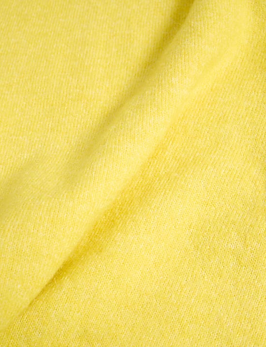 Textured Relaxed Jumper with Alpaca