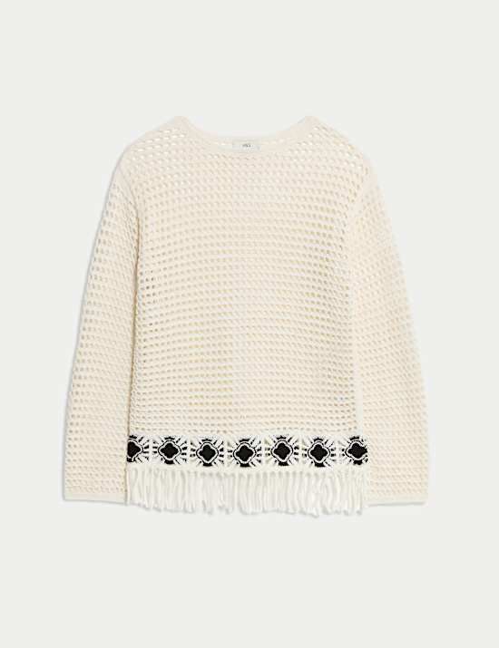 Jumper Bahan Katun Pas Badan Bertekstur