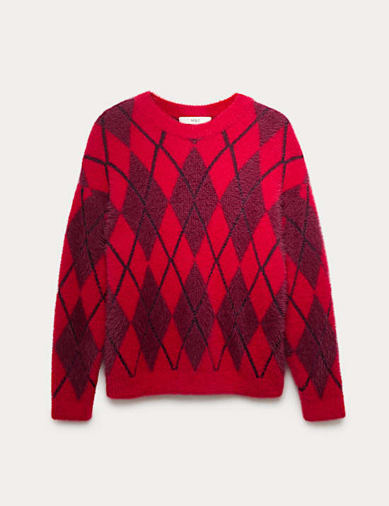 Argyle Crew Neck Jumper