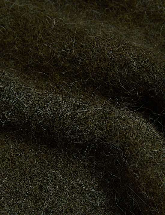 Alpaca Blend Textured Relaxed Jumper