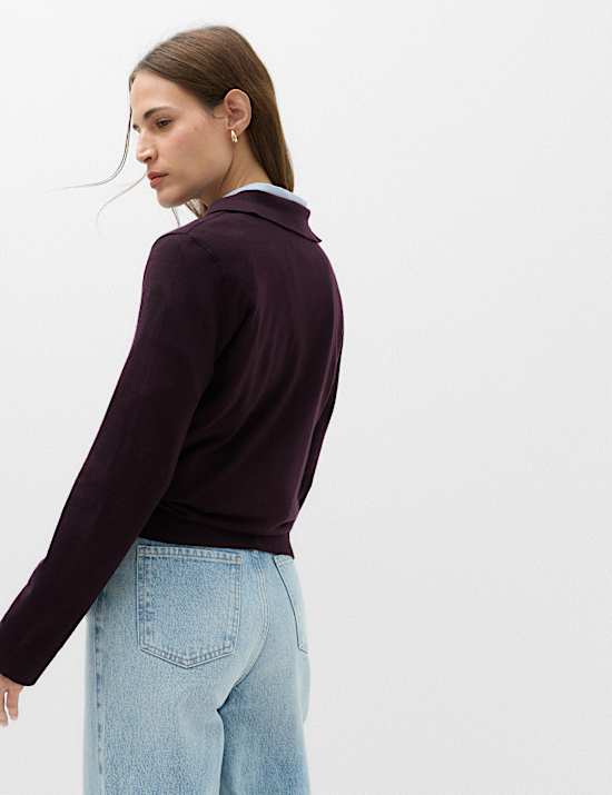 Pure Merino Wool Collared Jumper