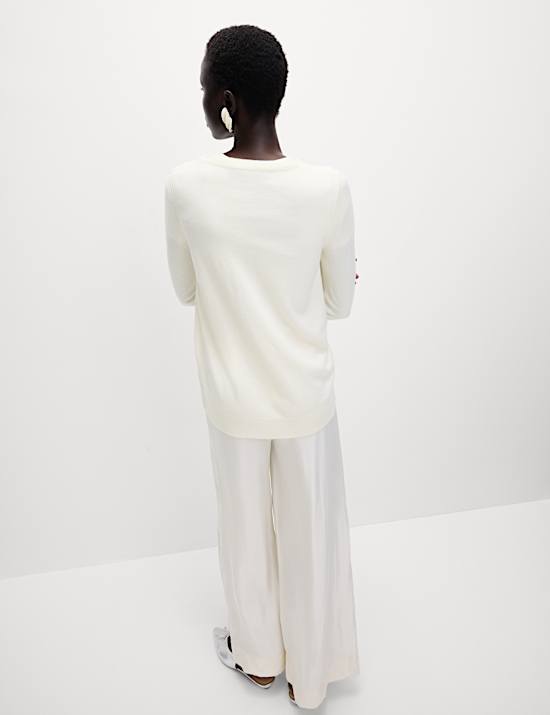 Superzachte trui met ronde hals