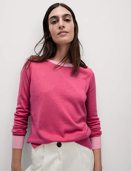 Supersoft Tipped Detail Relaxed Jumper