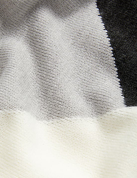 Supersoft Colour Block Crew Neck Jumper