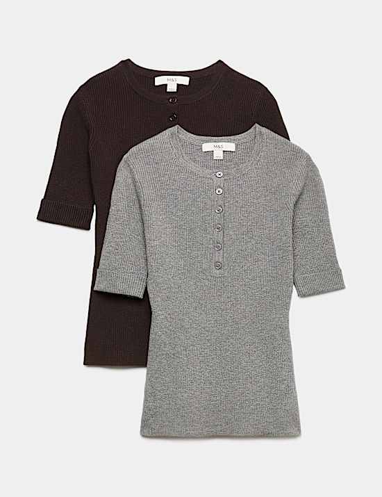 Tops met patroon