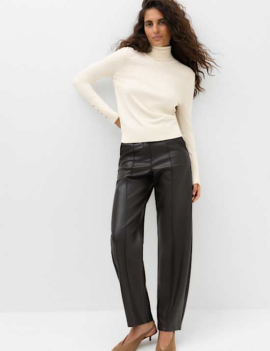 Slim Fit Roll Neck Fitted Jumper