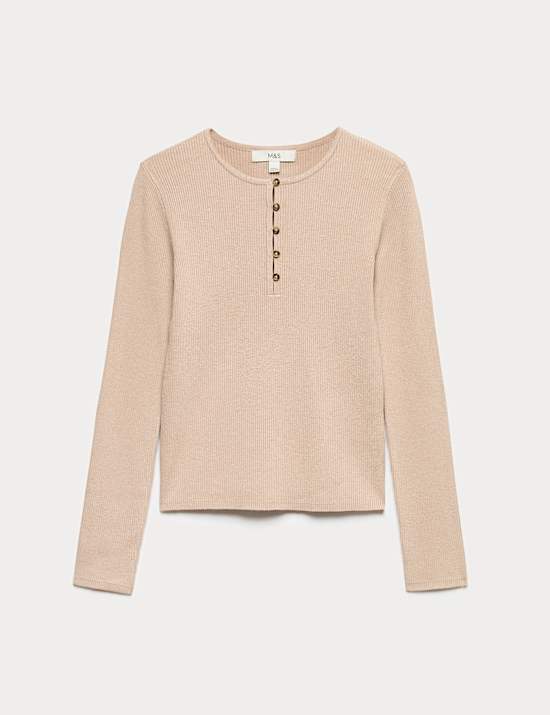 Ribbed Slim Fit Knitted Top