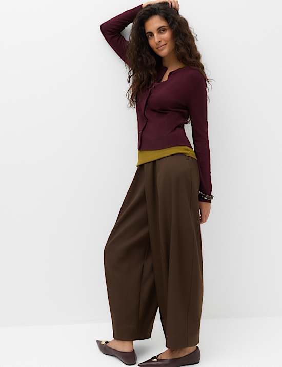 2 Pack Crew Neck Slim Fit Cardigan