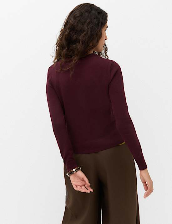 2 Pack Crew Neck Slim Fit Cardigan