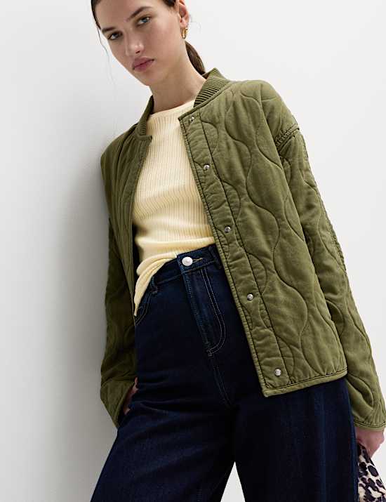 Pointelle Slim Fit Knitted Top