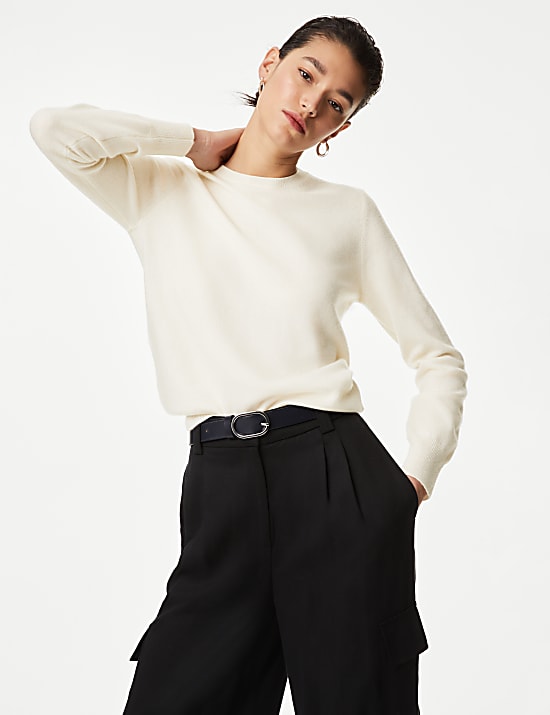 Pure Cashmere Crew Neck Jumper