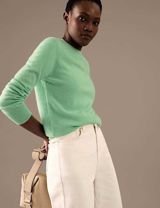 Pure Cashmere Crew Neck Jumper