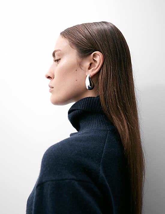 Jumper Kerah Leher Gulung Kasmir Murni