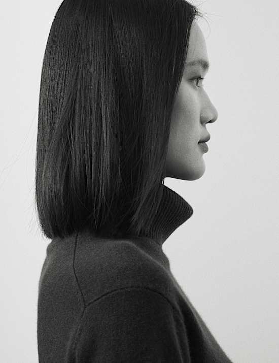 Pure Cashmere Roll Neck Jumper