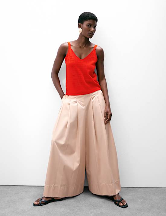 Maillot de corps en maille de laine mérinos et cachemire