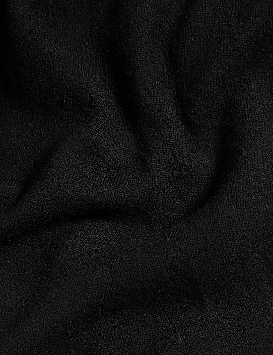 Παντελόνι με φαρδιά μπατζάκια από 100% κασμίρι