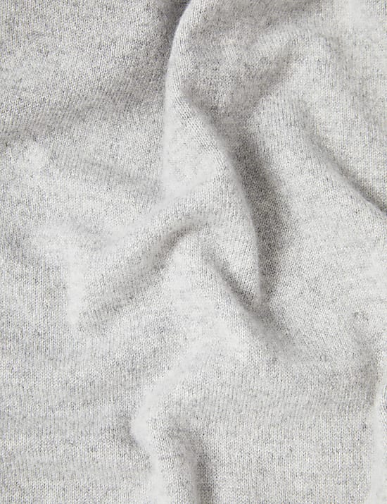 Παντελόνι με φαρδιά μπατζάκια από 100% κασμίρι