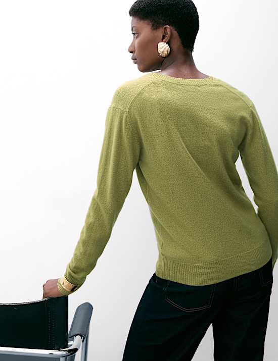 Pure Cashmere V-Neck Jumper