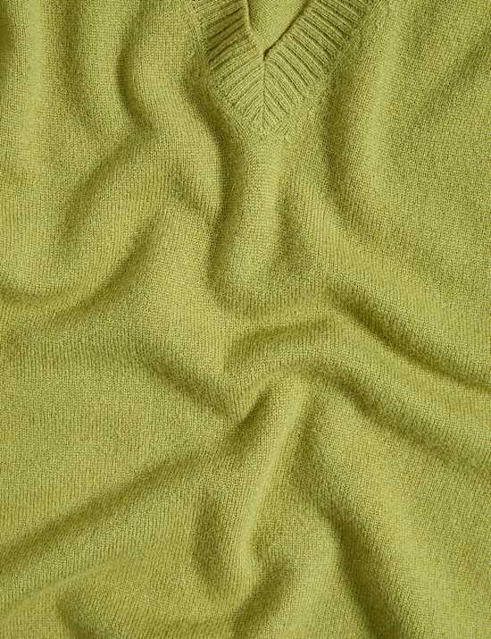 Pure Cashmere V-Neck Jumper