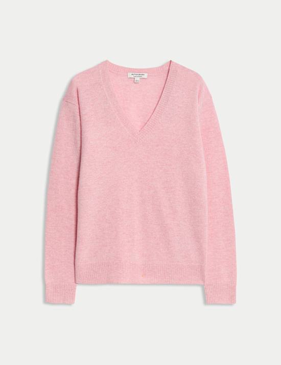 Pure Cashmere V-Neck Jumper