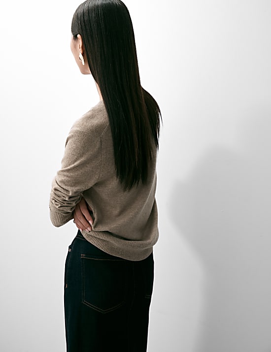 Pure Cashmere V-Neck Jumper