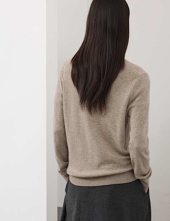 Pure Cashmere V-Neck Jumper