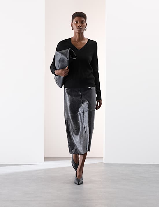 Jumper Kerah V Kasmir Murni