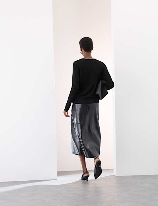 Jumper Kerah V Kasmir Murni