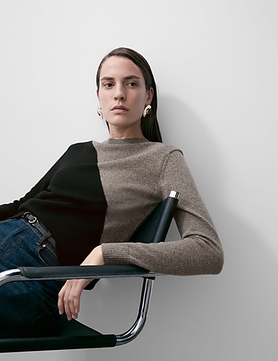 M and s ladies cashmere jumpers top