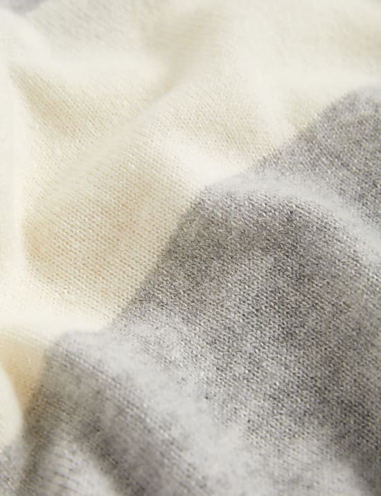 Pure Cashmere Striped Crew Neck Jumper