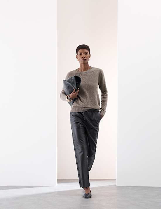 Jumper Kerah Bundar Kasmir Murni