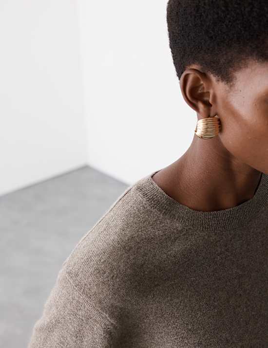 Jumper Kerah Bundar Kasmir Murni