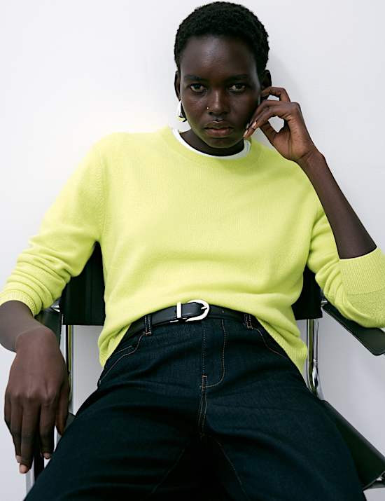 Pure Cashmere Crew Neck Jumper