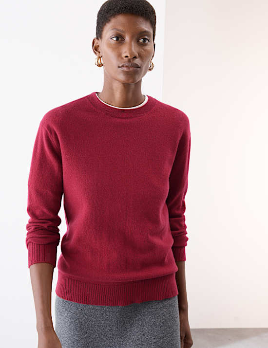 Pure Cashmere Crew Neck Jumper