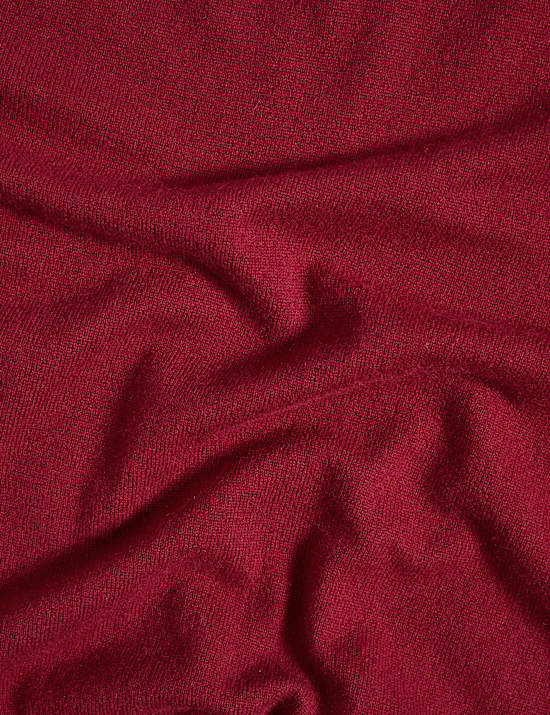 Πουλόβερ με κλειστή στρογγυλή λαιμόκοψη από 100% κασμίρι