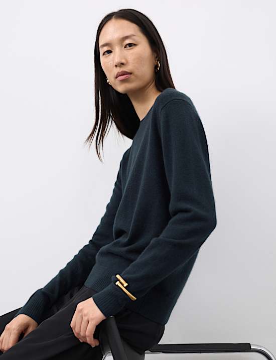 Pure Cashmere Crew Neck Jumper