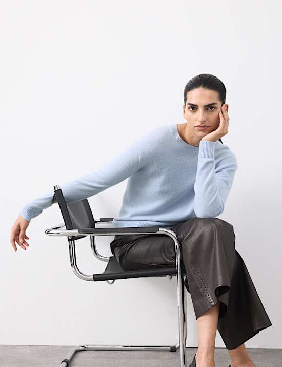 Pure Cashmere Crew Neck Jumper