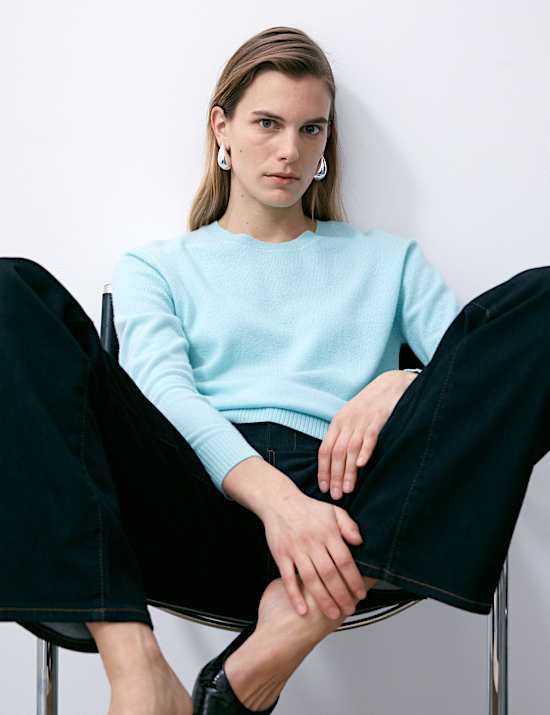 Pure Cashmere Crew Neck Jumper