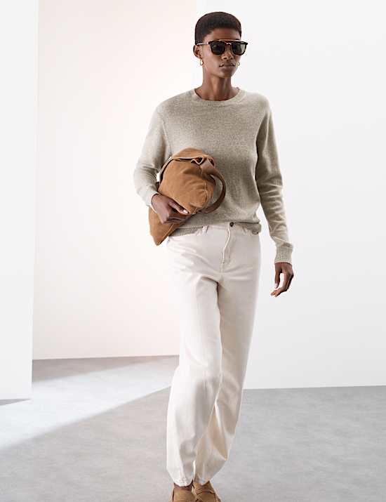 Pure Cashmere Crew Neck Jumper