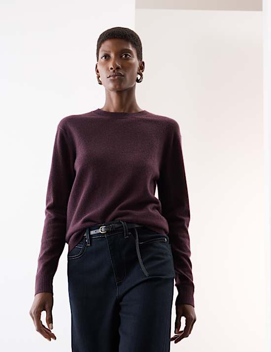 Pure Cashmere Crew Neck Jumper