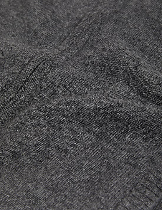 Hoodie aus reinem Cashmere mit Rei&szlig;verschluss