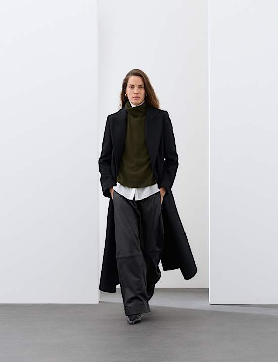 Pure Cashmere Roll Neck Jumper