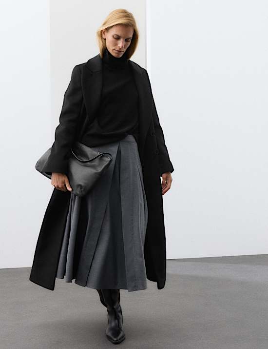 Pure Cashmere Roll Neck Jumper