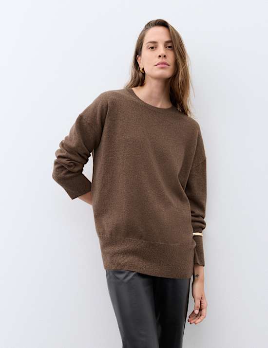 Pure Cashmere Longline Jumper