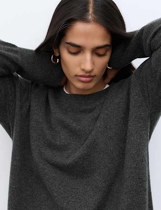 Pure Cashmere Longline Jumper